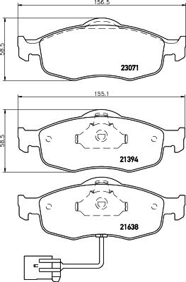 HELLA 8DB 355 007-751 Sada...