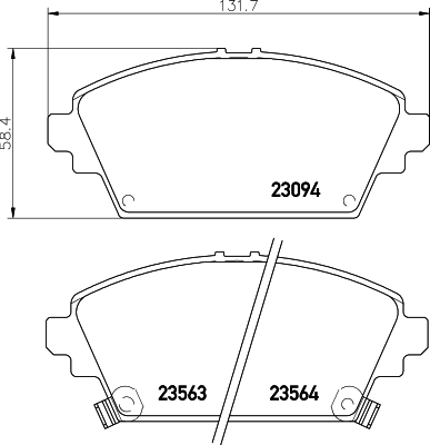 HELLA 8DB 355 017-171 Sada...