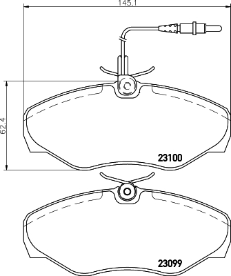 HELLA 8DB 355 018-501 Sada...