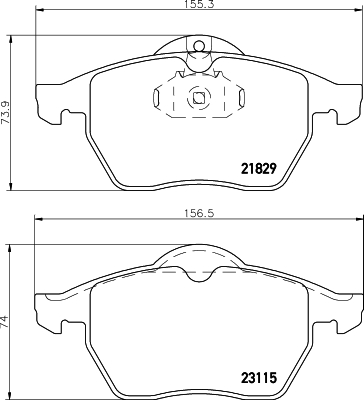 HELLA 8DB 355 007-771 Sada...