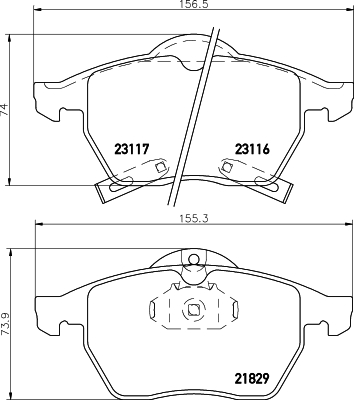 HELLA 8DB 355 008-041 Sada...