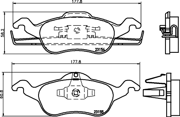 HELLA 8DB 355 008-621 Sada...