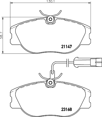 HELLA 8DB 355 018-181 Sada...