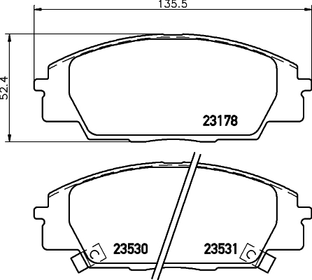 HELLA 8DB 355 009-731 Sada...