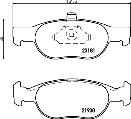 HELLA 8DB 355 008-431 Sada...