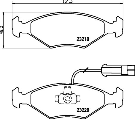 HELLA 8DB 355 008-391 Sada...