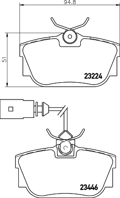 HELLA 8DB 355 018-591 Sada...