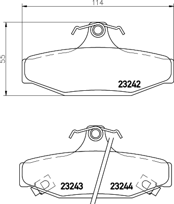 HELLA 8DB 355 009-571 Sada...