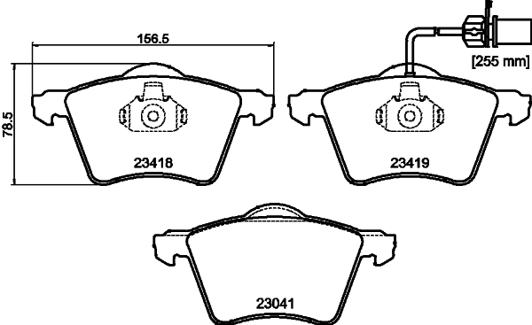 HELLA 8DB 355 010-631 Sada...