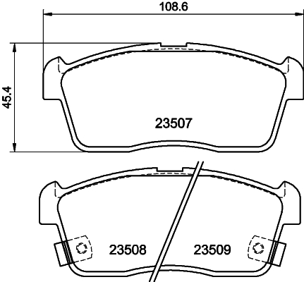 HELLA 8DB 355 009-631 Sada...