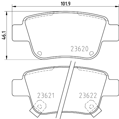 HELLA 8DB 355 017-331 Sada...