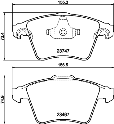 HELLA 8DB 355 013-821 Sada...