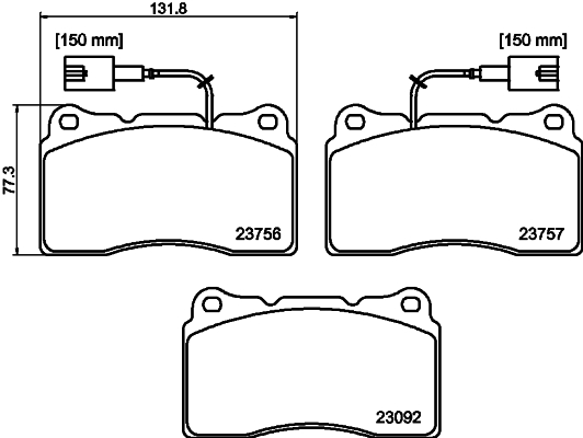 HELLA 8DB 355 021-151 Sada...