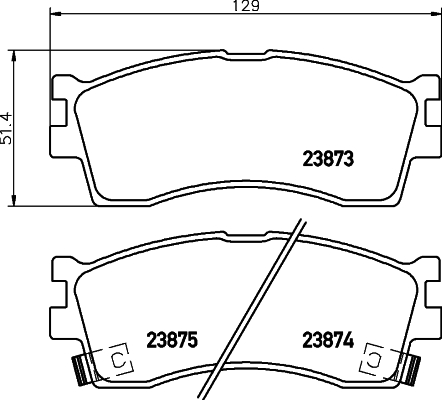 HELLA 8DB 355 010-251 Sada...