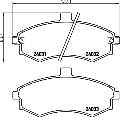 HELLA 8DB 355 010-481 Sada...