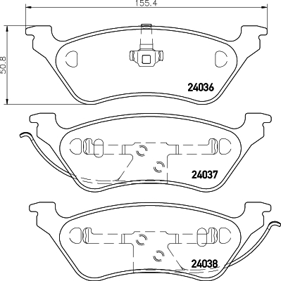 HELLA 8DB 355 011-061 Sada...