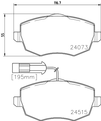 HELLA 8DB 355 012-861 Sada...