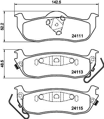 HELLA 8DB 355 013-681 Sada...