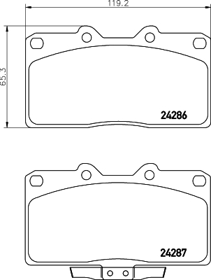 HELLA 8DB 355 006-641 Sada...