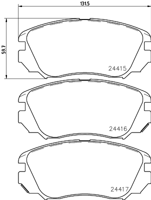 HELLA 8DB 355 013-051 Sada...