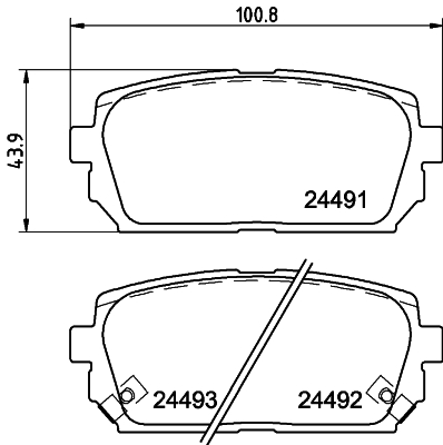 HELLA 8DB 355 012-971 Sada...