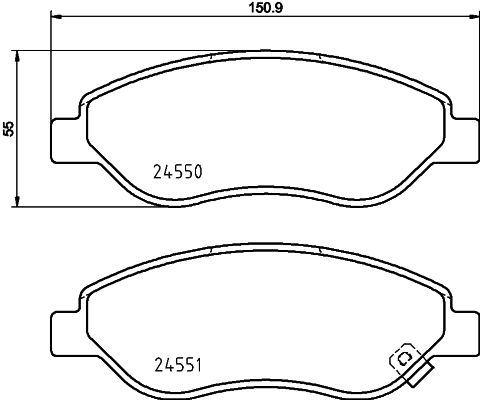 HELLA 8DB 355 013-401 Sada...