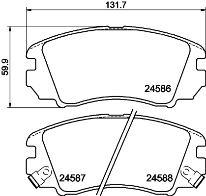 HELLA 8DB 355 013-521 Sada...