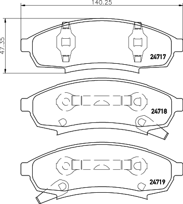 HELLA 8DB 355 014-281 Sada...