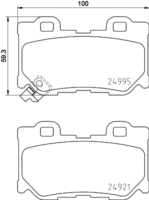 HELLA 8DB 355 015-421 Sada...