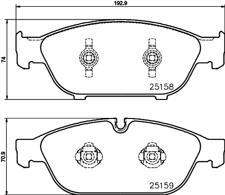 HELLA 8DB 355 016-031 Sada...