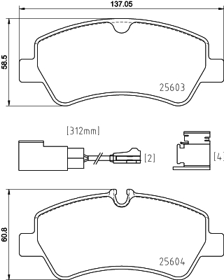 HELLA 8DB 355 025-161 Sada...