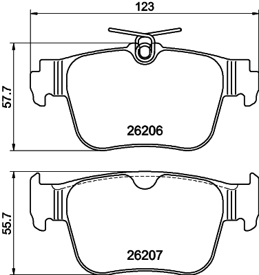 HELLA 8DB 355 040-851 Sada...