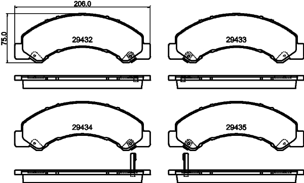 HELLA 8DB 355 040-441 Sada...