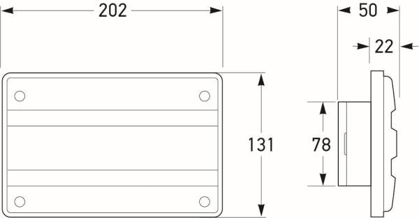 Lente, Luce posteriore