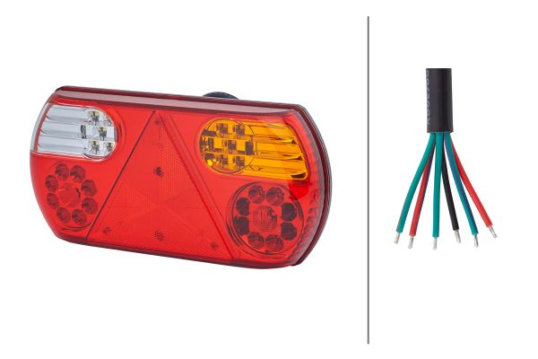 HELLA 2VP 357 016-021 HELLA VALUEFIT Tail Light Assembly