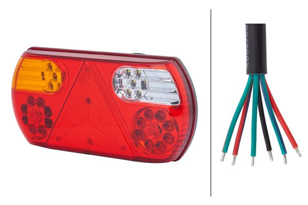 HELLA 2VP 357 016-111 HELLA VALUEFIT Tail Light Assembly