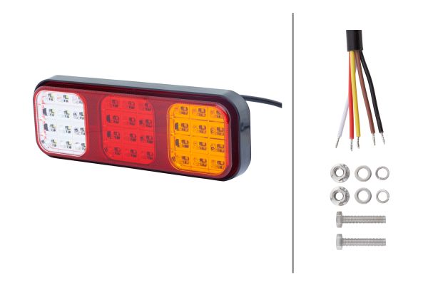 HELLA 2VP 357 018-001 HELLA VALUEFIT Tail Light Assembly