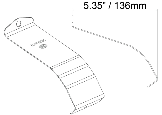 HELLA 8HG 358 115-591 Holder Set, additional headlight