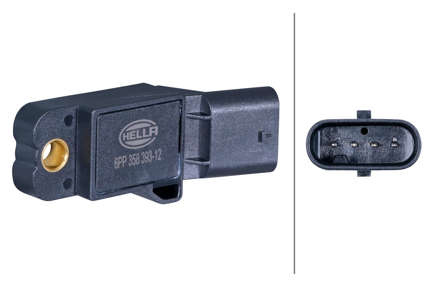 HELLA 6PP 358 393-121 Αισθητ., πίεση πολλ. εισαγωγής for AUDI SEAT SKODA VW