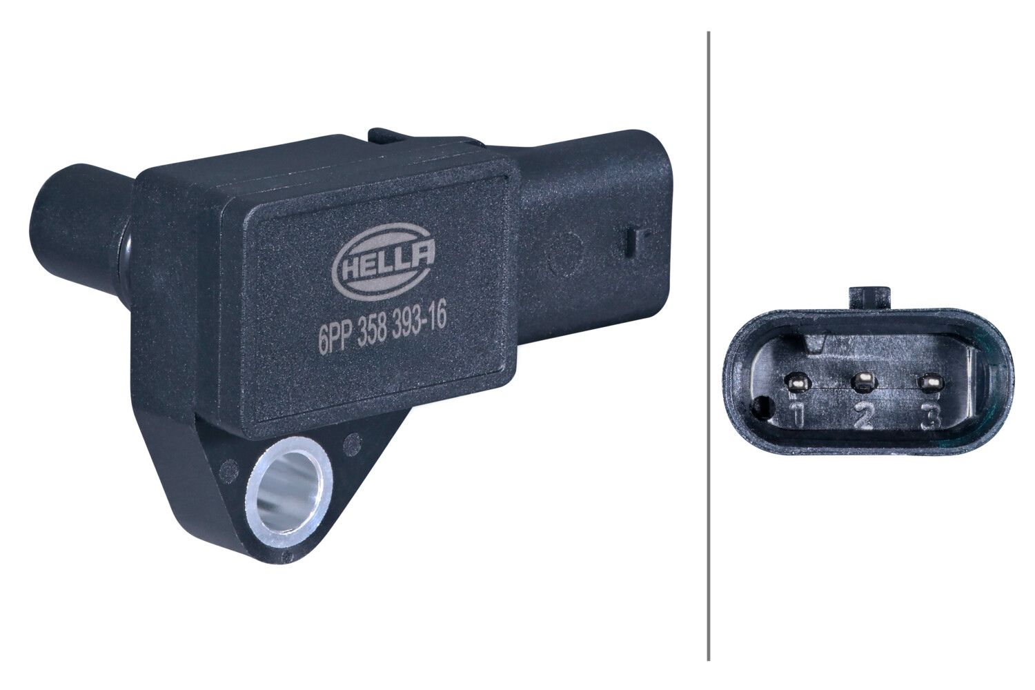 HELLA 6PP 358 393-161 Αισθητ., πίεση πολλ. εισαγωγής for MERCEDES-BENZ