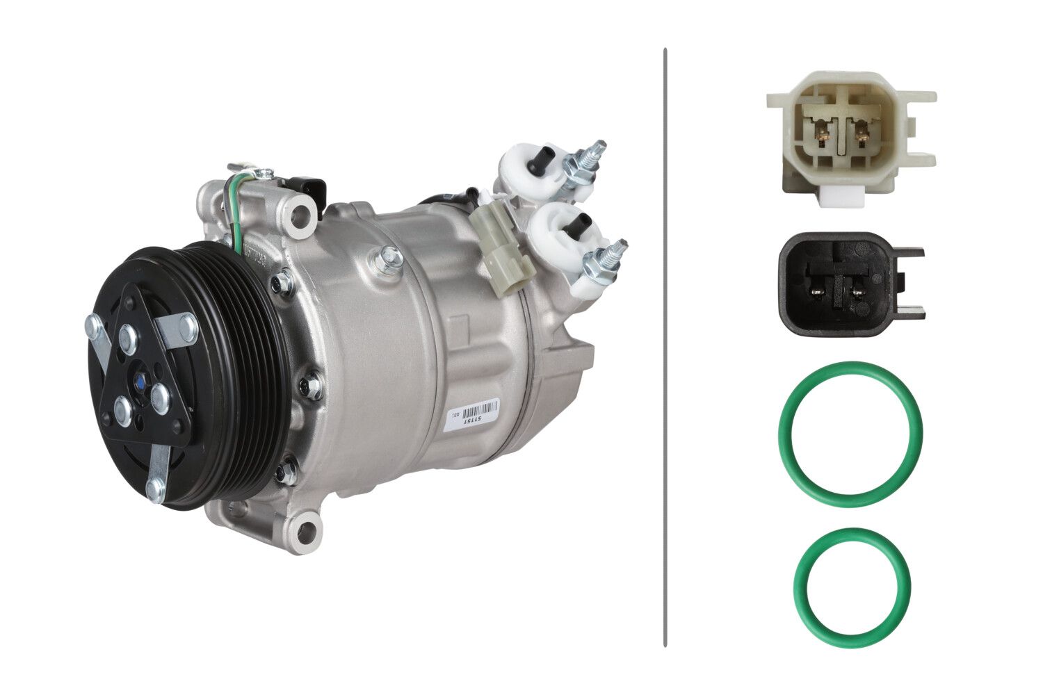 HELLA 8FK 366 203-481 >>> Easy2Fit <<< Συμπιεστής, συστ. κλιματισμού for FORD