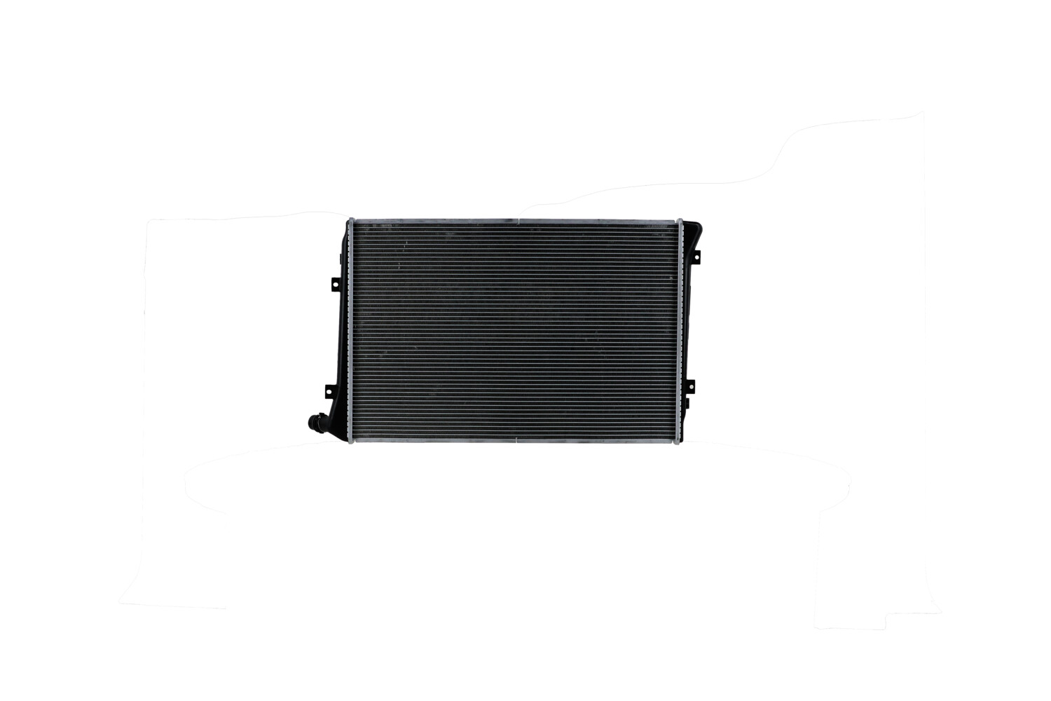 HELLA 8MK 366 302-351 Radiator, engine cooling