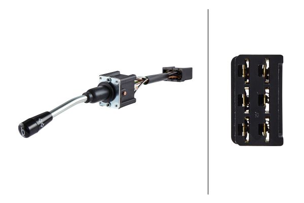 HELLA 6BA 001 539-047 Διακόπτης τιμονιού