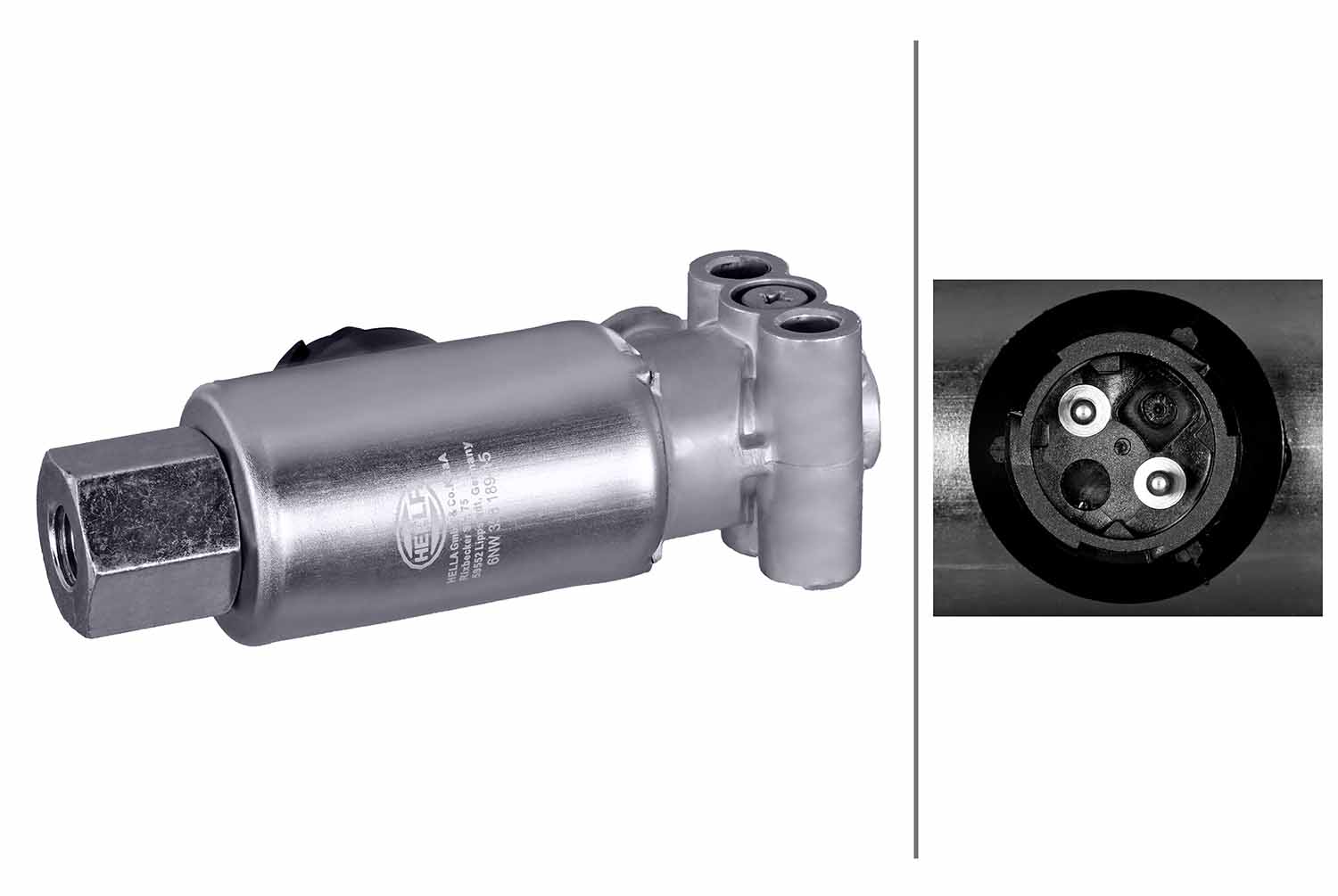 HELLA 6NW 358 189-151 Elektromagnetický ventil