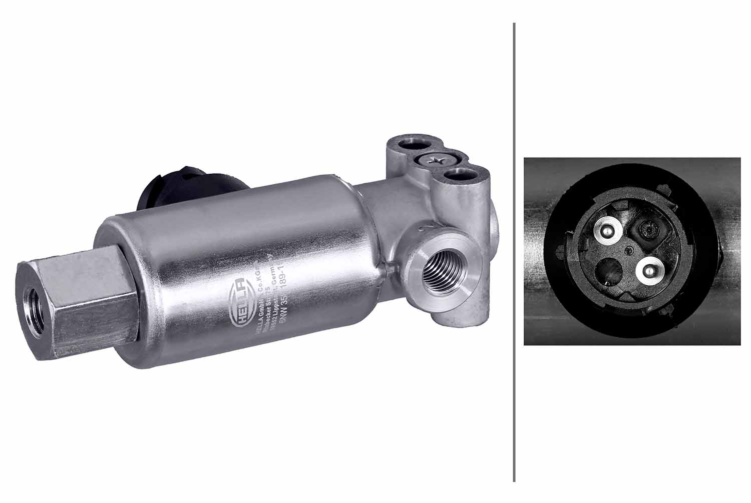 HELLA 6NW 358 189-191 Elektromagnetický ventil