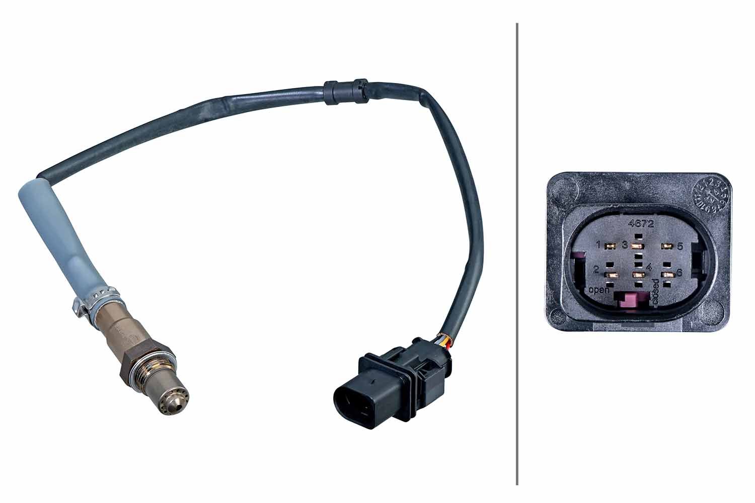 HELLA 6PA 358 243-721 Lambda sonda