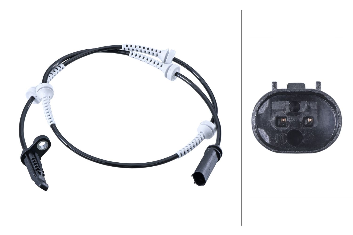 HELLA 6PU 358 216-831 Sensor, wheel speed Rear Axle for BMW