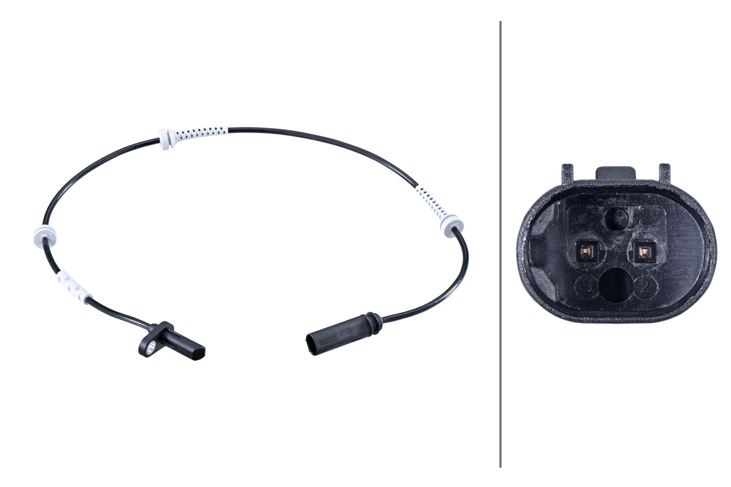 HELLA 6PU 358 216-851 Sensor, wheel speed Front Axle for BMW