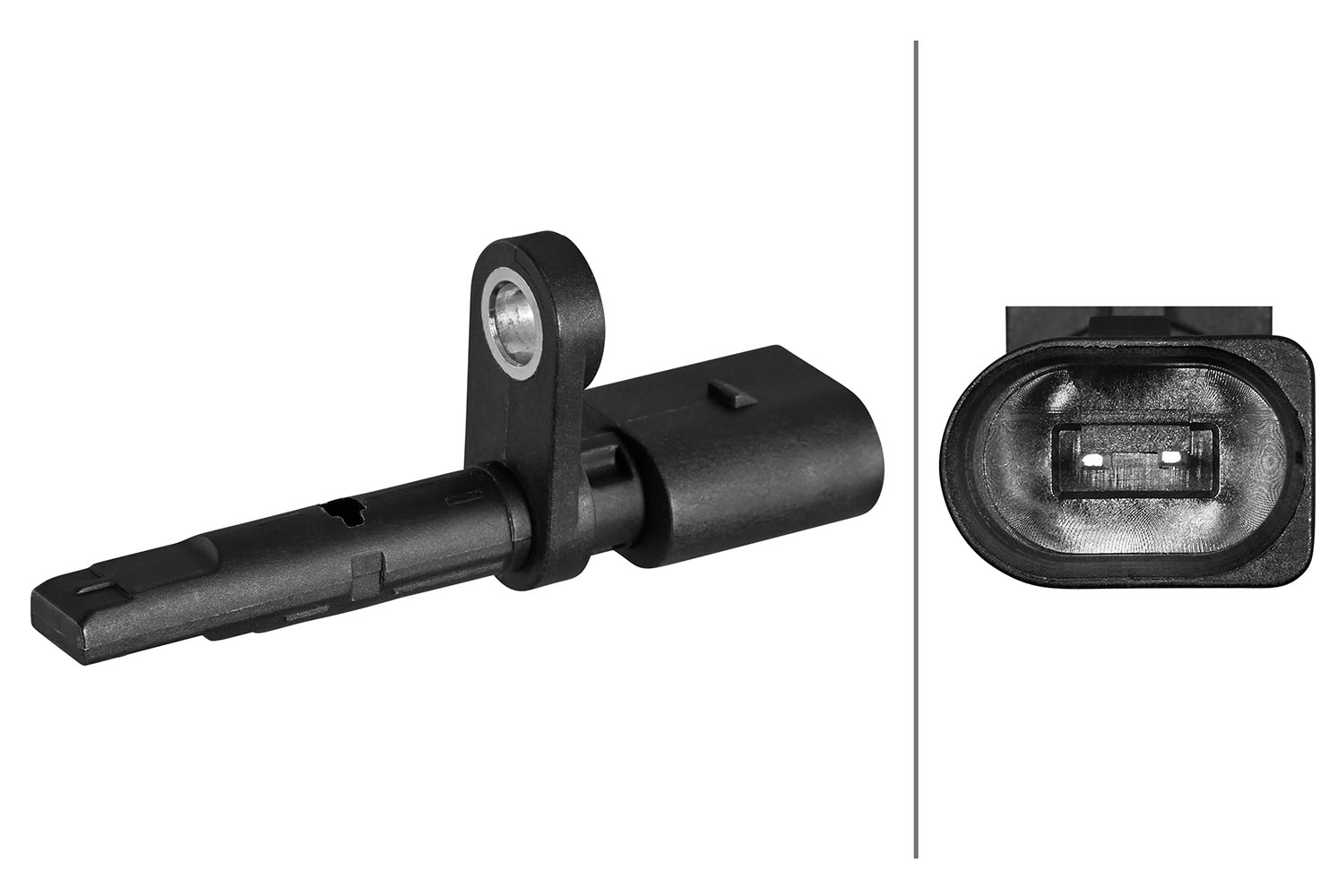 HELLA 6PU 358 218-481 Sensor, wheel speed Rear Axle for AUDI VW