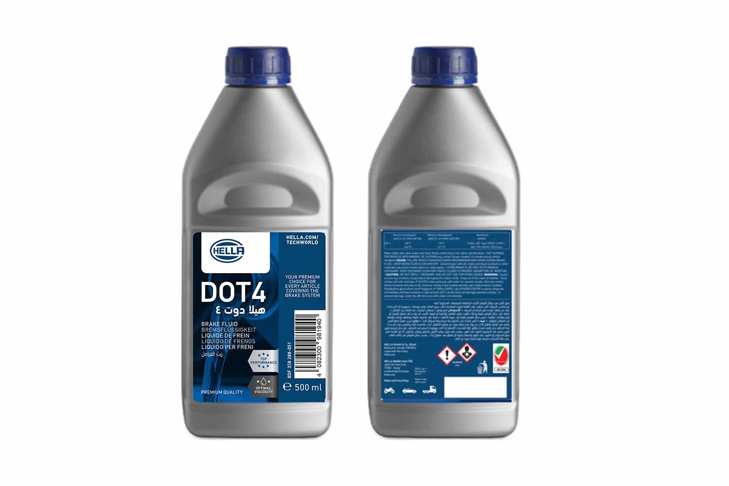 HELLA 8DF 358 288-051 Υγρά φρένων
